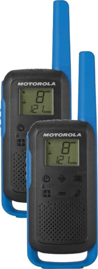 Motorola TALKABOUT T62 toveis radio 16 kanaler 12500 MHz Sort, Blå Motorola TALKABOUT T62 toveis radio 16 kanaler 12500 MHz Sort, Blå
