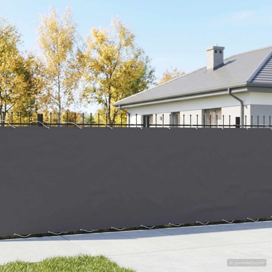 vidaXL Balkong privat skjerm 180 x 600 cm Stoff med PU belegg
