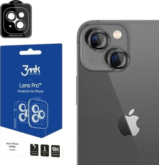 3Mk Hybridglass For Kameralinse 3Mk Lens Protection Pro Apple Iphone 14 Plus Grafitt/Grafitt
