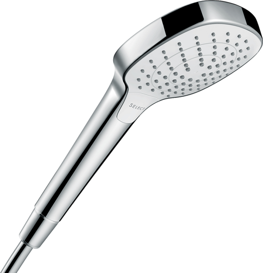 Hansgrohe Croma Select E Hånddusj Vario EcoSmart, Hvit/Krom Hansgrohe Croma Select E Hånddusj Vario EcoSmart, Hvit/Krom