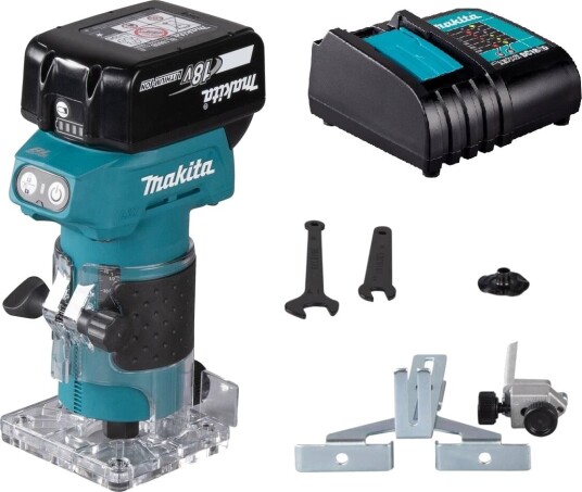 Makita Overfres DRT52SF 18 v, 6 mm, 1 × 3 ah