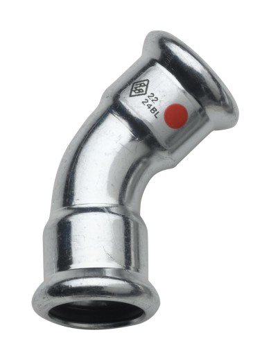 18mm TURBO Stålbøying 45G. stikkontakt/uttak