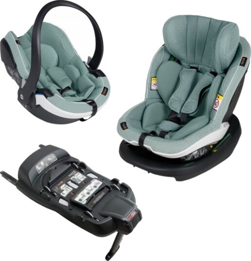 BeSafe, Bilstol, iZi Modular X1 3i1 Bilstolpakke Sea Green Mélange BS0115