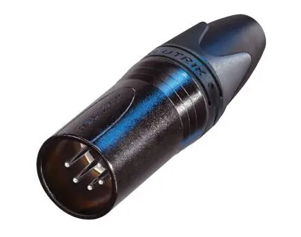 Neutrik 5MXX BAG xlr plugg 5P han sort