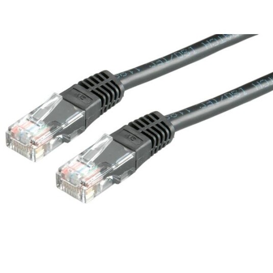 Value UTP Nettverkskabel Cat.6 2m Sort