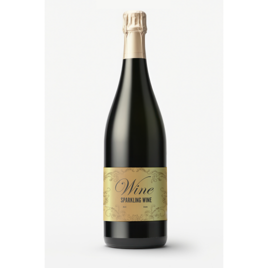 Sparkling Wine universell Etikett 30 stk Passer til champagneflaske, 80 x 110 mm