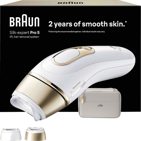 Braun IPL hårfjerning Silk expert Pro 5 PL5210 Hvit Braun IPL hårfjerning Silk expert Pro 5 PL5210 Hvit