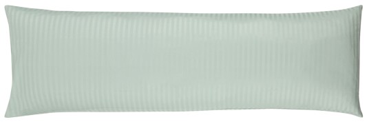 Borg Living Putetrekk - 50x150 cm - Stripet støvet grønn - 100% Bomullssateng Borg Living Putetrekk - 50x150 cm - Stripet støvet grønn - 100% Bomullssateng