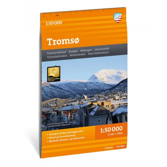 Calazo förlag Turkart Tromsø 1:50.000 OneSize, NoColour Calazo förlag Turkart Tromsø 1:50.000 OneSize, NoColour