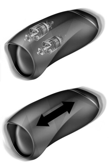 Evony Oral Sex Male Masturbator Suction & Vibration 2 Motors