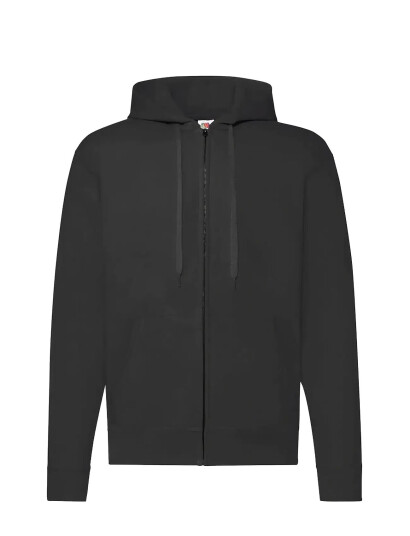 Fruit of the loom Classic Hooded Sweat Jacket Black XL