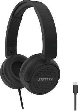 Streetz HC110 Hodetelefoner USB-C Svart
