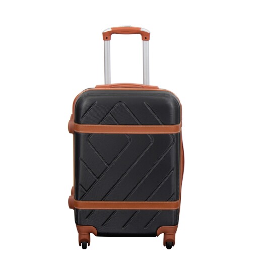 Borg Living Kabinkoffert - Hardcase lettvektskoffert - Str liten - Retro svart Borg Living Kabinkoffert - Hardcase lettvektskoffert - Str liten - Retro svart