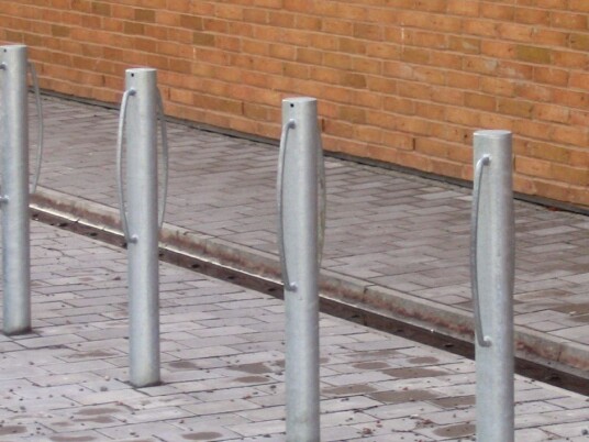 Sykkelstativ Stolpe KNM Nedbolting Varmgalvanisert