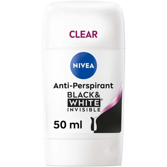 NIVEA Black & White Anti-Perspirant Stick 50 ml NIVEA Black & White Anti-Perspirant Stick 50 ml