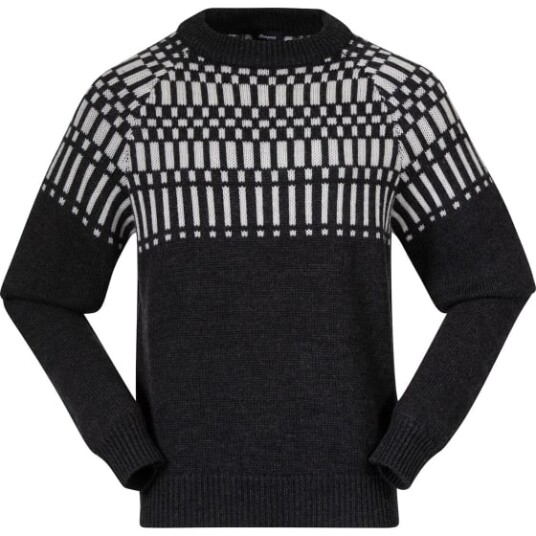 Bergans Nordmarka Merino Jumper Men Dark Shadow Grey/Vanilla White XL
