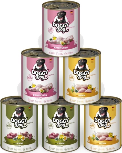 Doggy Dog Våtfôr Adult Blandet Pakke Sensitiv 3 Varianter 6 X 800 G Doggy Dog Våtfôr Adult Blandet Pakke Sensitiv 3 Varianter 6 X 800 G