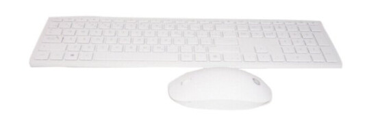 Hp 928512-051, Full-Size (100%), Rf Kabel-Fri, Azerty, Hvit, Mus Inkludert, Fransk