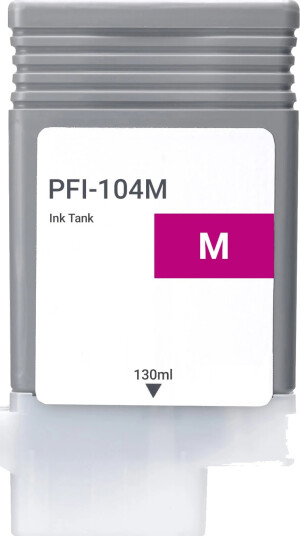 TB Blekkpatron PFI-104 Magenta (130ml), erstatter Canon PFI-104M/3631B001