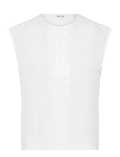 Selected Slfdan Sl Top Ex White 38 Selected Slfdan Sl Top Ex White 38
