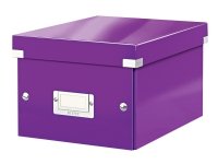 Leitz Click & Store - Lagerboks - for A5 - metallisk purpur Leitz Click & Store - Lagerboks - for A5 - metallisk purpur
