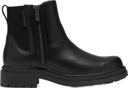Clarks Orinoco3 Zipwp D - BLACK LEATHER - 35.5