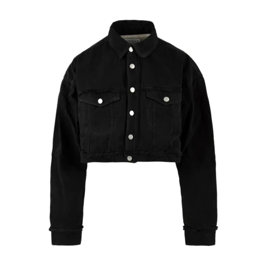 Icon Denim Dame Jakker Svart XS, Icon Denim Dame Jakker Svart XS,