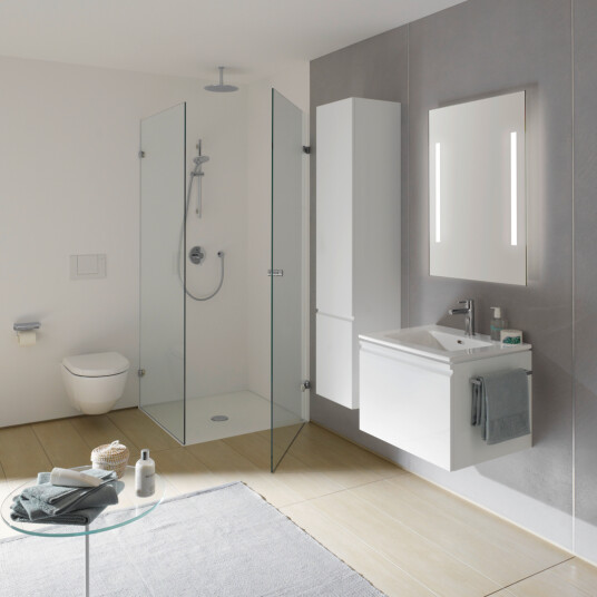 LAUFEN PRO S SERVANTSKAP 81 CM 1 SKUFF & 1 INNVENDIG SKUFF HVIT MATT