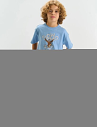 The New Tntrent Os S_S Tee Blue 122/128 The New Tntrent Os S_S Tee Blue 122/128