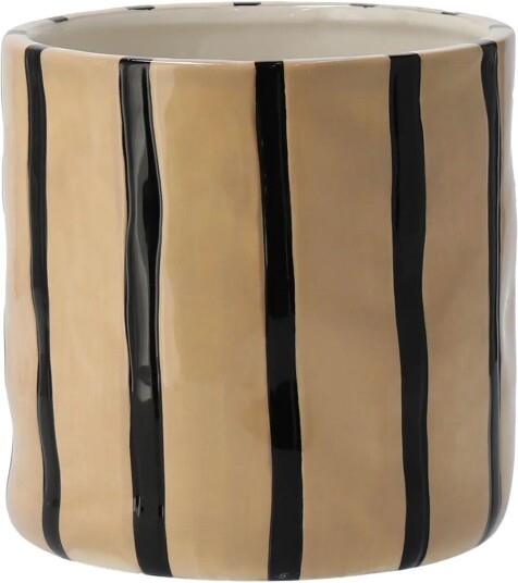 Scandi Living Thrive krukke Ø20 cm Beige-svart