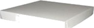 Kageæske Fold Selv Låg Til Høj Bund/Lav Top Model L350xb350xh40mm Pap Hvid ,100 Stk/Krt