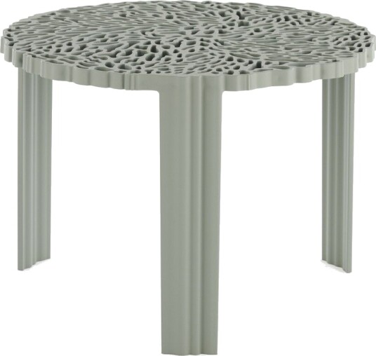 Kartell T TABLE Sidebord Medium Grønn/tinn