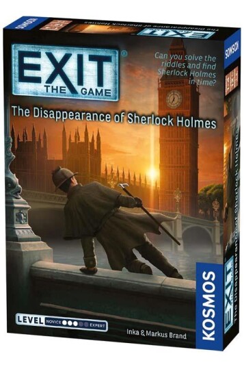 EXIT: The Disappearance of Sherlock Holmes Brettspill for 12+ år - Engelsk EXIT: The Disappearance of Sherlock Holmes Brettspill for 12+ år - Engelsk