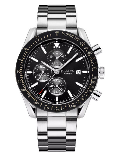 Dissing Dissing Chrono Silver 44 mm Dissing Dissing Chrono Silver 44 mm