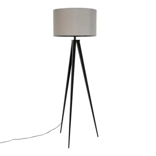 Zuiver Tripod Gulvlampe Sort / grå