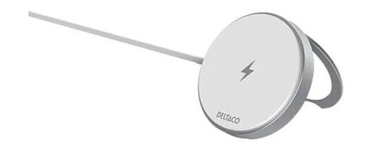 Deltaco 15W Magnetisk Trådløs Lader for Apple og Samsung Deltaco 15W Magnetisk Trådløs Lader for Apple og Samsung