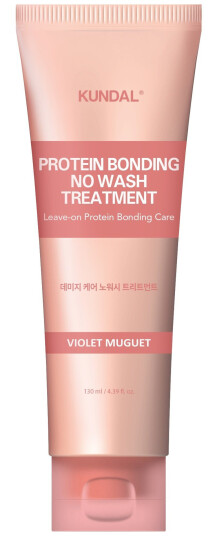 Kundal Protein Bonding Care No Wash Treatment Violet Muguet 130 ml Kundal Protein Bonding Care No Wash Treatment Violet Muguet 130 ml
