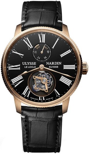 Ulysse Nardin Herreklokke 1282 310LE 2AE 175 1A Torpilleur Sort/Lær