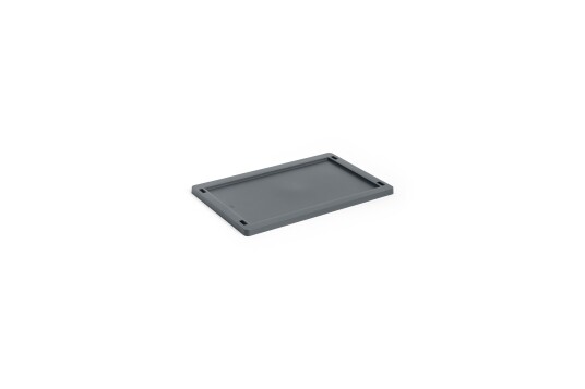 Hay Colour Crate Plastic Small Lokk Charcoal