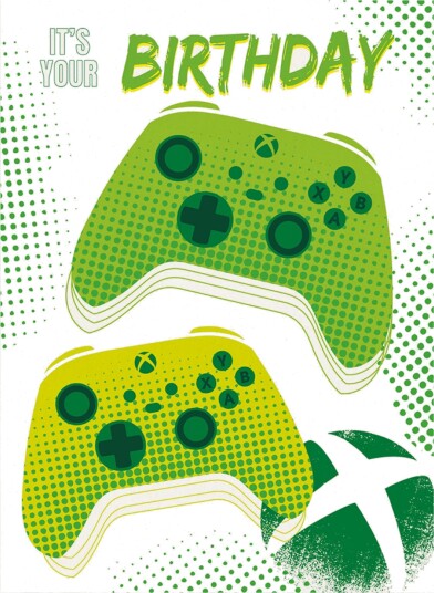 Hisab Joker Bursdagskort Xbox Kontroll 66977