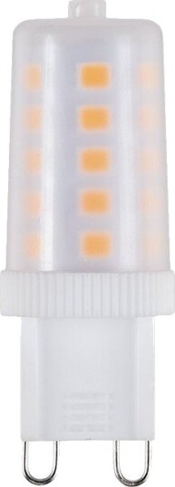Spl G9 3W LED pære   320lm matt glass 2700K   Kulør : Varm
