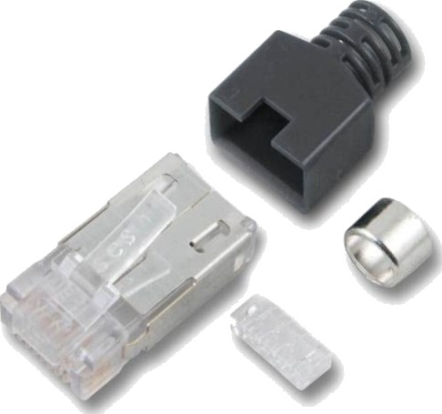 Efb Elektronik H7515.12 50 Rj45 Sort Hvit