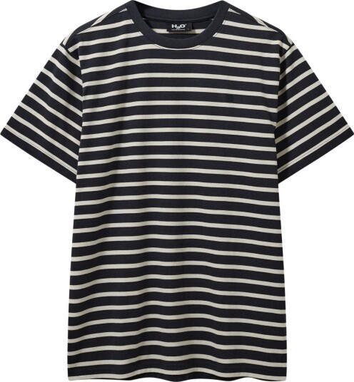 H2O Skagen Mens Striped Tee Navy L