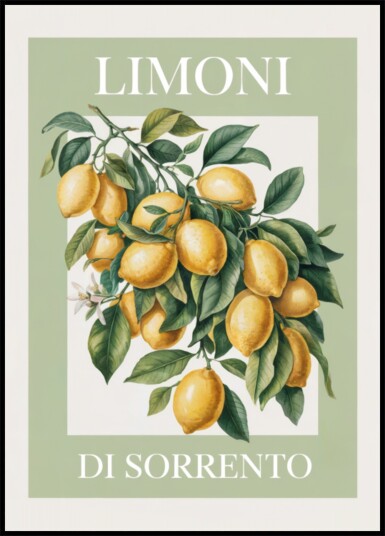 Lemons of Sorrento Plakat / 30x40