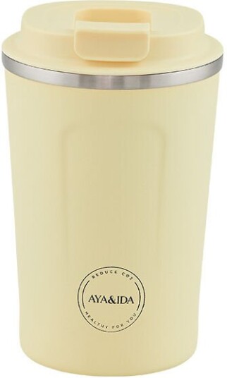 AYA&IDA Termokrus Rustfritt Stål Smør Gul 380 ml
