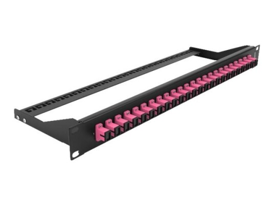 Delock - Koblingspanel - Rackmonterbar - Sc Mm X 24 - Svart Fiolett - 1U - 19"