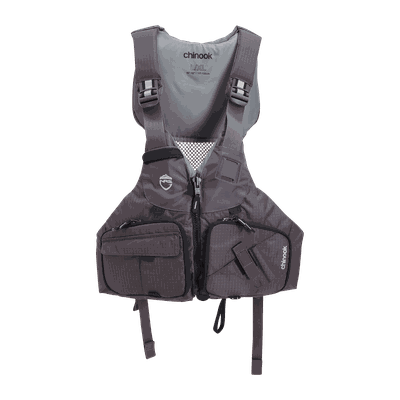 Nrs Chinook Fishing Pfd, fiskevest, unisex Charcoal Xl/Xxl