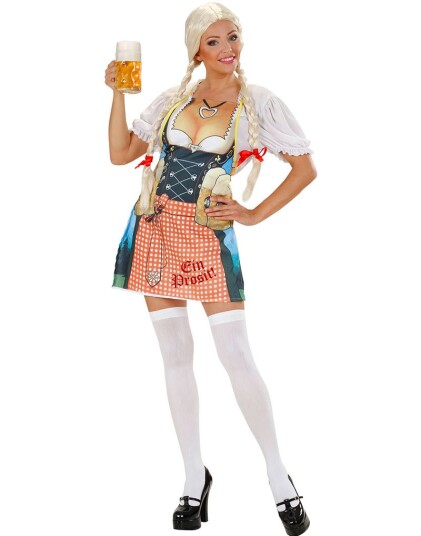Oktoberfest Heidi Forkle med Fotorealistisk Print Oktoberfest Heidi Forkle med Fotorealistisk Print