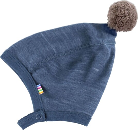 Joha Babylue Ull/Bambus Mørkeblå Joha 37 cm Lue baby Brun Marineblå