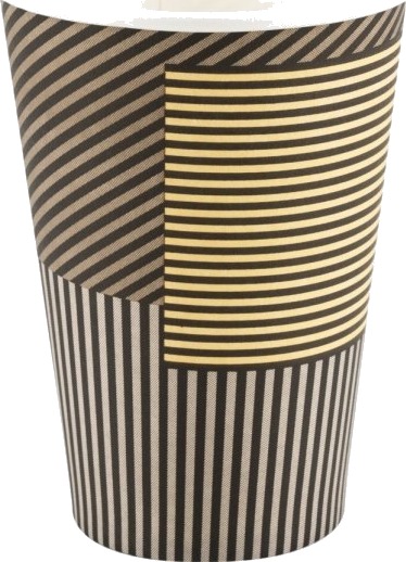 Kaffebæger Lines Abena Gastro 9,2Cm Ø7cm 20 Cl 22 Cl Brun Pap/Pe 7 25 Stk.